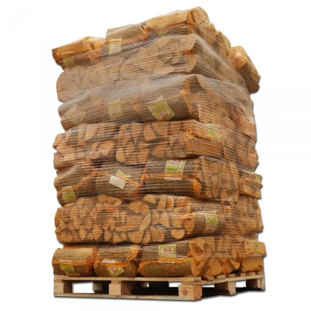 40 Holzscheite à 25 kg – Mischung aus Hartholz, 30 cm