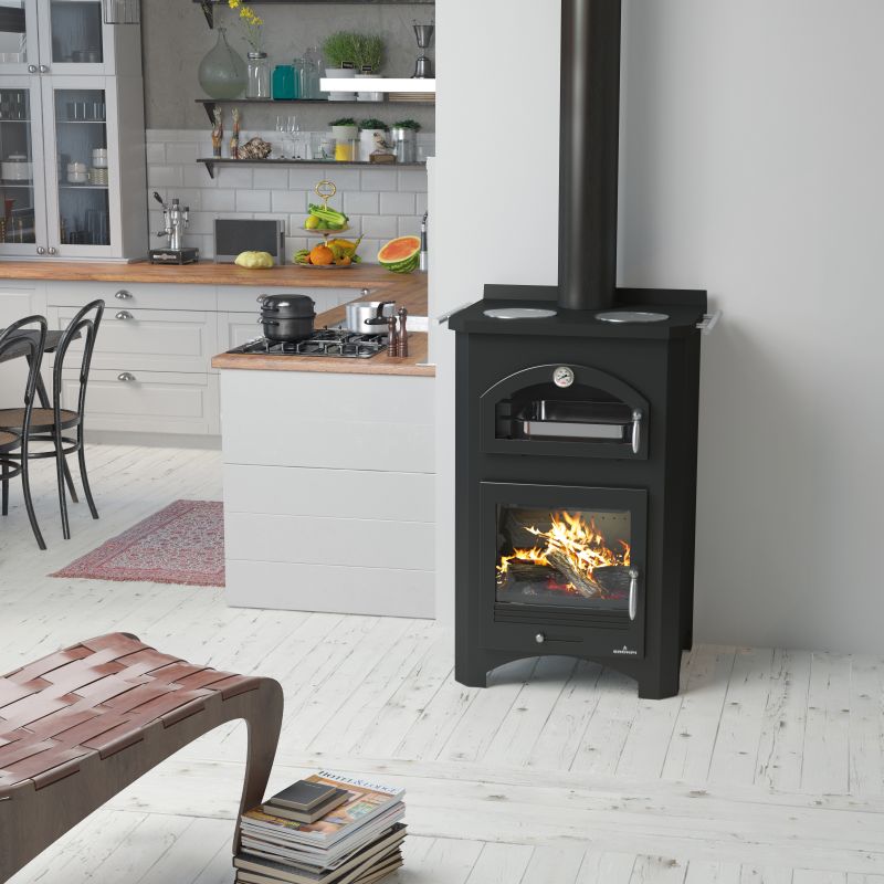 Holzherd mit Backofen – BRONPI Monza 14 kW