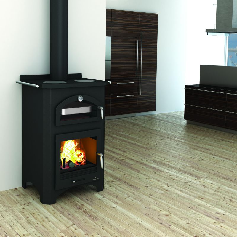 Holzherd mit Backofen – BRONPI Monza 14 kW