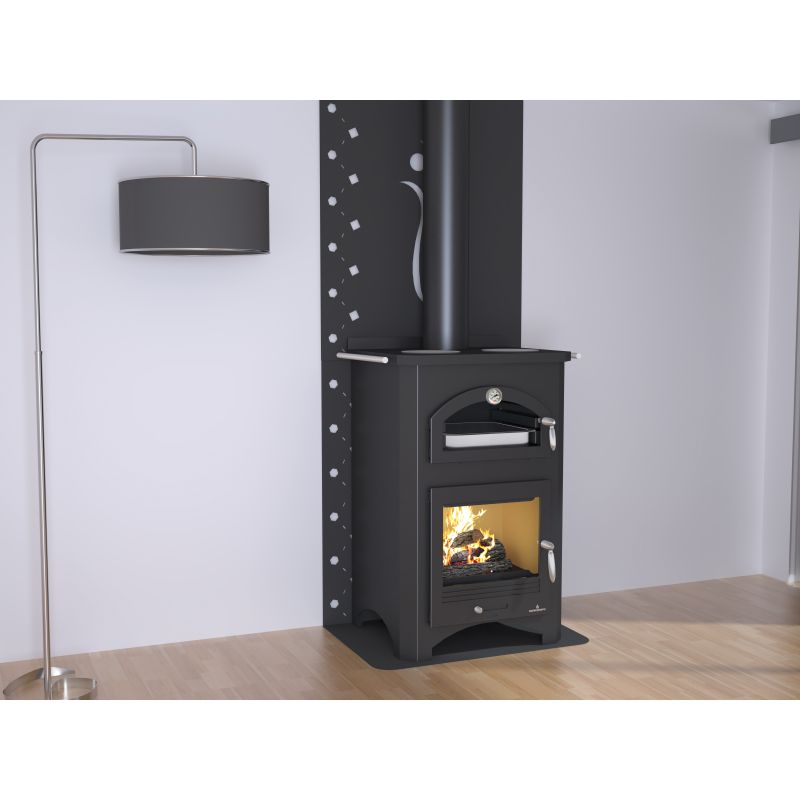 Holzherd mit Backofen – BRONPI Monza 14 kW