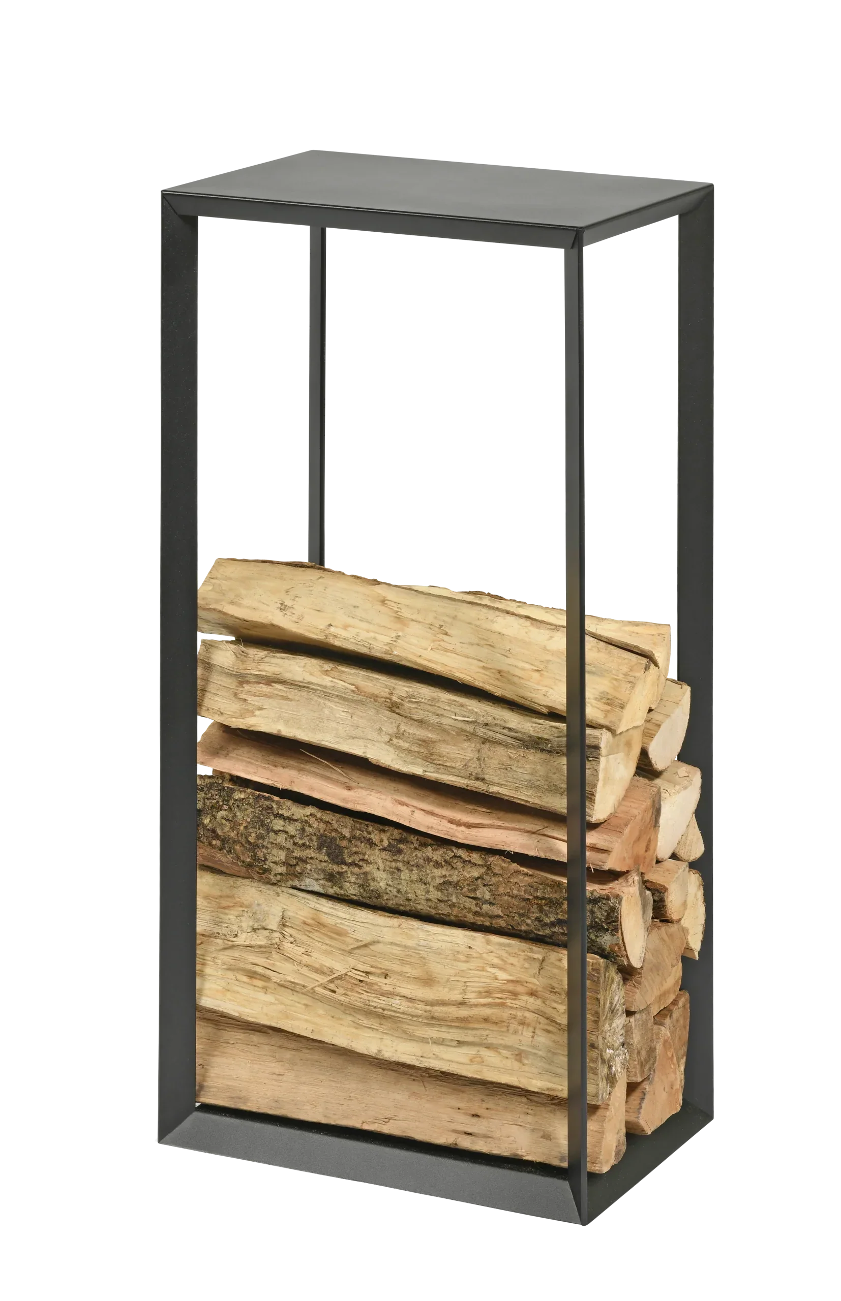 Holzregal aus schwarzem Stahl Arcadia DIXNEUF – Modernes und robustes Design