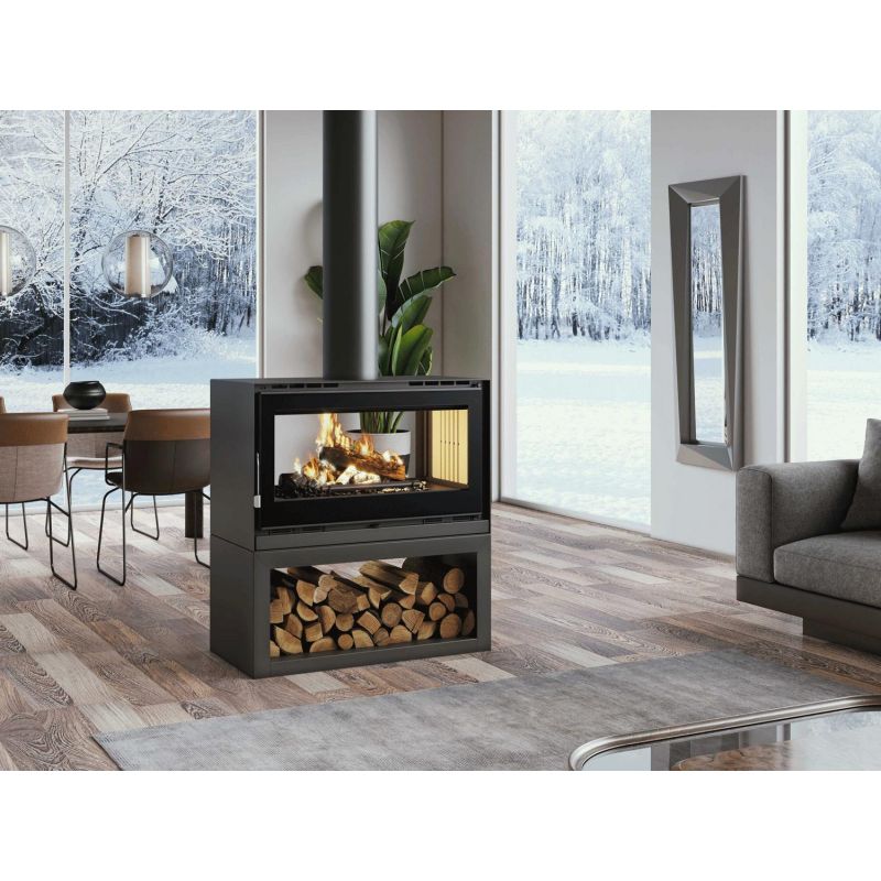 Doppelseitiger Holzofen – FIREMATIC Ottawa – S 12,6 kW