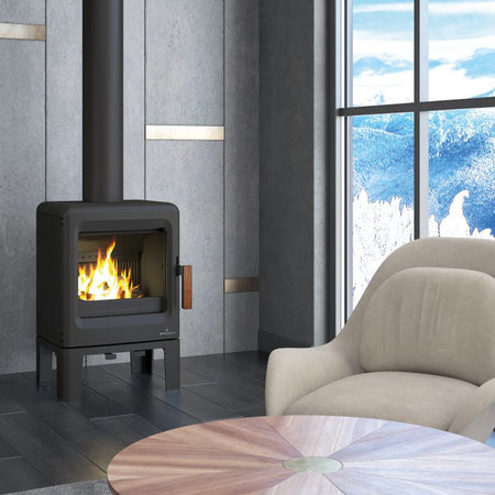 BRONPI Lira – geschlossener Holzofen aus Gusseisen – 5 kW