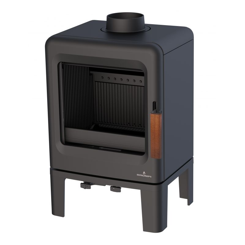 BRONPI Lira – geschlossener Holzofen aus Gusseisen – 5 kW