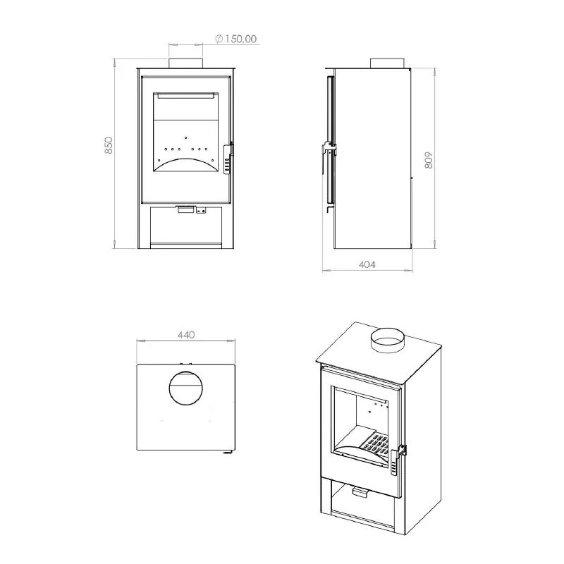 Holzofen Stephania – 7,5 kW